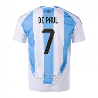 Camiseta Argentina Jugador De Paul Primera 2024