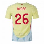 Camiseta Espana Jugador Ayoze Segunda 2024