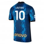 Camiseta Inter Milan Jugador Lautaro Primera 2021-2022