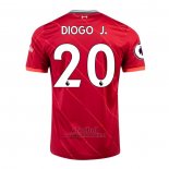 Camiseta Liverpool Jugador Diogo J. Primera 2021-2022