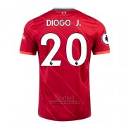 Camiseta Liverpool Jugador Diogo J. Primera 2021-2022