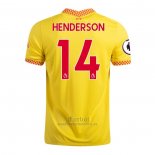 Camiseta Liverpool Jugador Henderson Tercera 2021-2022