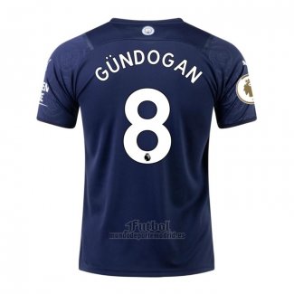 Camiseta Manchester City Jugador Gundogan Tercera 2021-2022