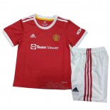 Camiseta Manchester United Primera Nino 2021-2022