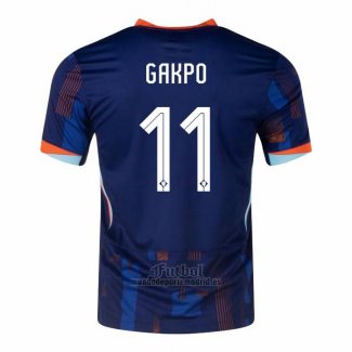 Camiseta Paises Bajos Jugador Gakpo Segunda 2024