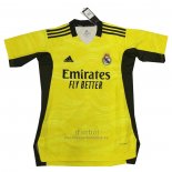 Camiseta Real Madrid Portero 2021-2022 Amarillo Tailandia