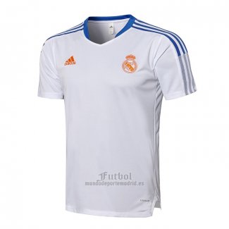 Camiseta de Entrenamiento Real Madrid 2021-2022 Blanco