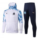 Chandal con Capucha del Olympique Marsella 2021-2022 Blanco