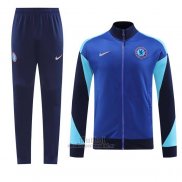 Chandal de Chaqueta del Chelsea 2024-2025 Azul