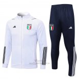 Chandal de Chaqueta del Italia Nino 2023-2024 Blanco