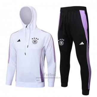 Chandal de Sudadera del Alemania 2024-2025 Blanco