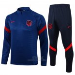 Chandal de Sudadera del Atletico Madrid 2021-2022 Azul