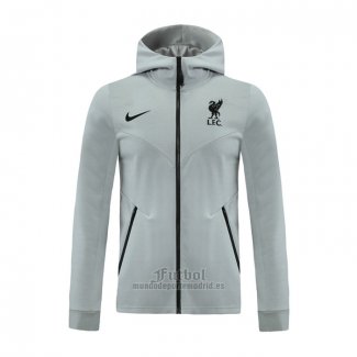 Chaqueta con Capucha del Liverpool 2020-2021 Gris