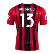 Camiseta AC Milan Jugador Romagnoli Primera 2021-2022