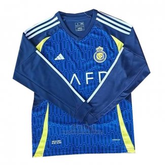 Camiseta Al Nassr Segunda Manga Larga 2024-2025