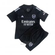 Camiseta Arsenal Portero Nino 2023-2024 Negro