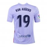 Camiseta Barcelona Jugador Kun Aguero Segunda 2021-2022