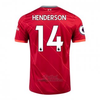 Camiseta Liverpool Jugador Henderson Primera 2021-2022