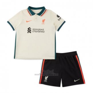 Camiseta Liverpool Segunda Nino 2021-2022