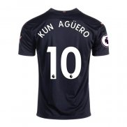 Camiseta Manchester City Jugador Kun Aguero Segunda 2020-2021