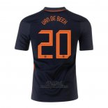 Camiseta Paises Bajos Jugador Van De Beek Segunda 2020-2021