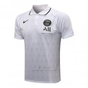 Camiseta Polo del Paris Saint-Germain 2021-2022 Blanco