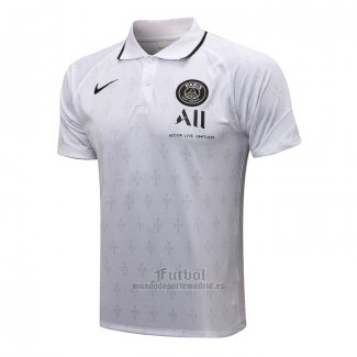 Camiseta Polo del Paris Saint-Germain 2021-2022 Blanco