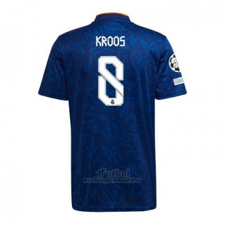 Camiseta Real Madrid Jugador Kroos Segunda 2021-2022