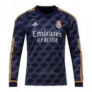 Camiseta Real Madrid Segunda Manga Larga 2023-2024