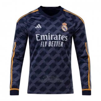 Camiseta Real Madrid Segunda Manga Larga 2023-2024