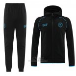 Chandal con Capucha del Napoli 2023-2024 Negro