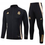 Chandal de Chaqueta del Real Madrid 2024-2025 Negro