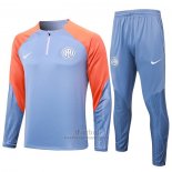 Chandal de Sudadera del Inter Milan 2024-2025 Gris