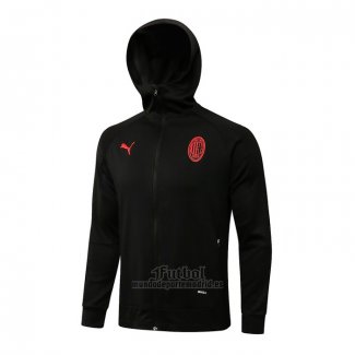 Chaqueta con Capucha del AC Milan 2021-2022 Negro