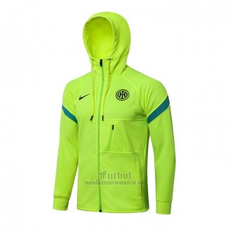 Chaqueta con Capucha del Inter Milan 2021-2021 Verde