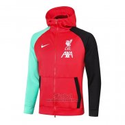 Chaqueta con Capucha del Liverpool 2020-2021 Rojo