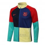 Chaqueta del Barcelona 2021-2022 Azul y Rojo