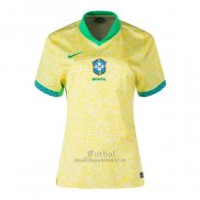 Camiseta Brasil Primera Mujer 2024