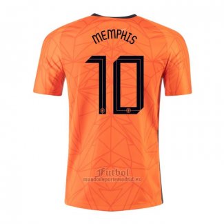 Camiseta Paises Bajos Jugador Memphis Primera 2020-2021