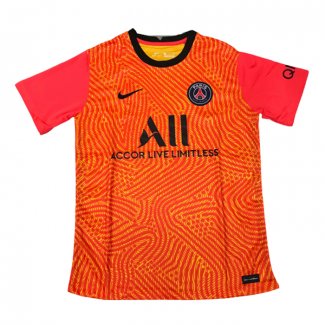 Camiseta Paris Saint-Germain Portero 2020-2021 Naranja Tailandia