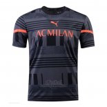 Camiseta Pre Partido del AC Milan 2022 Negro