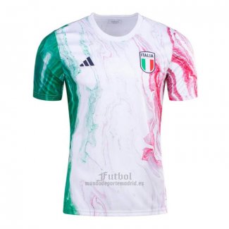 Camiseta Pre Partido del Italia 2023 Blanco