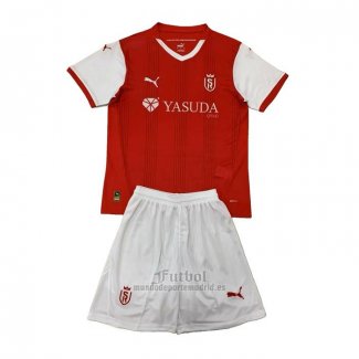 Camiseta Stade de Reims Primera Nino 2024-2025