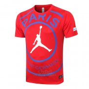 Camiseta de Entrenamiento Paris Saint-Germain Jordan 2020-2021 Rojo