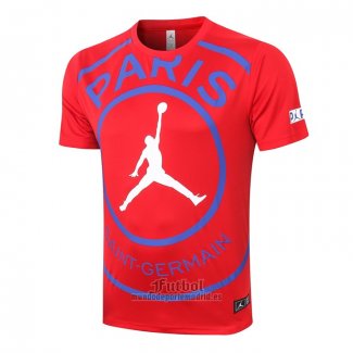 Camiseta de Entrenamiento Paris Saint-Germain Jordan 2020-2021 Rojo