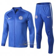 Chandal de Chaqueta del Chelsea Nino 2018-19 Azul