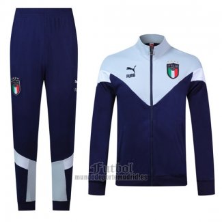 Chandal de Chaqueta del Italia 2020 Azul