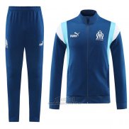 Chandal de Chaqueta del Olympique Marsella Nino 2023-2024 Azul