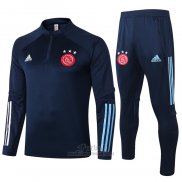 Chandal de Sudadera del Ajax 2020-2021 Azul