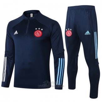 Chandal de Sudadera del Ajax 2020-2021 Azul